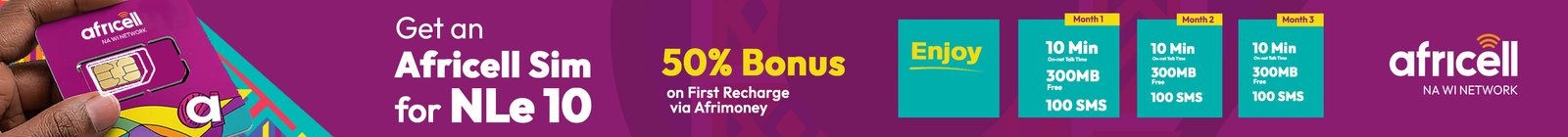 Africell — tablet banner 5