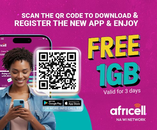 New Africell app — mobile flyer