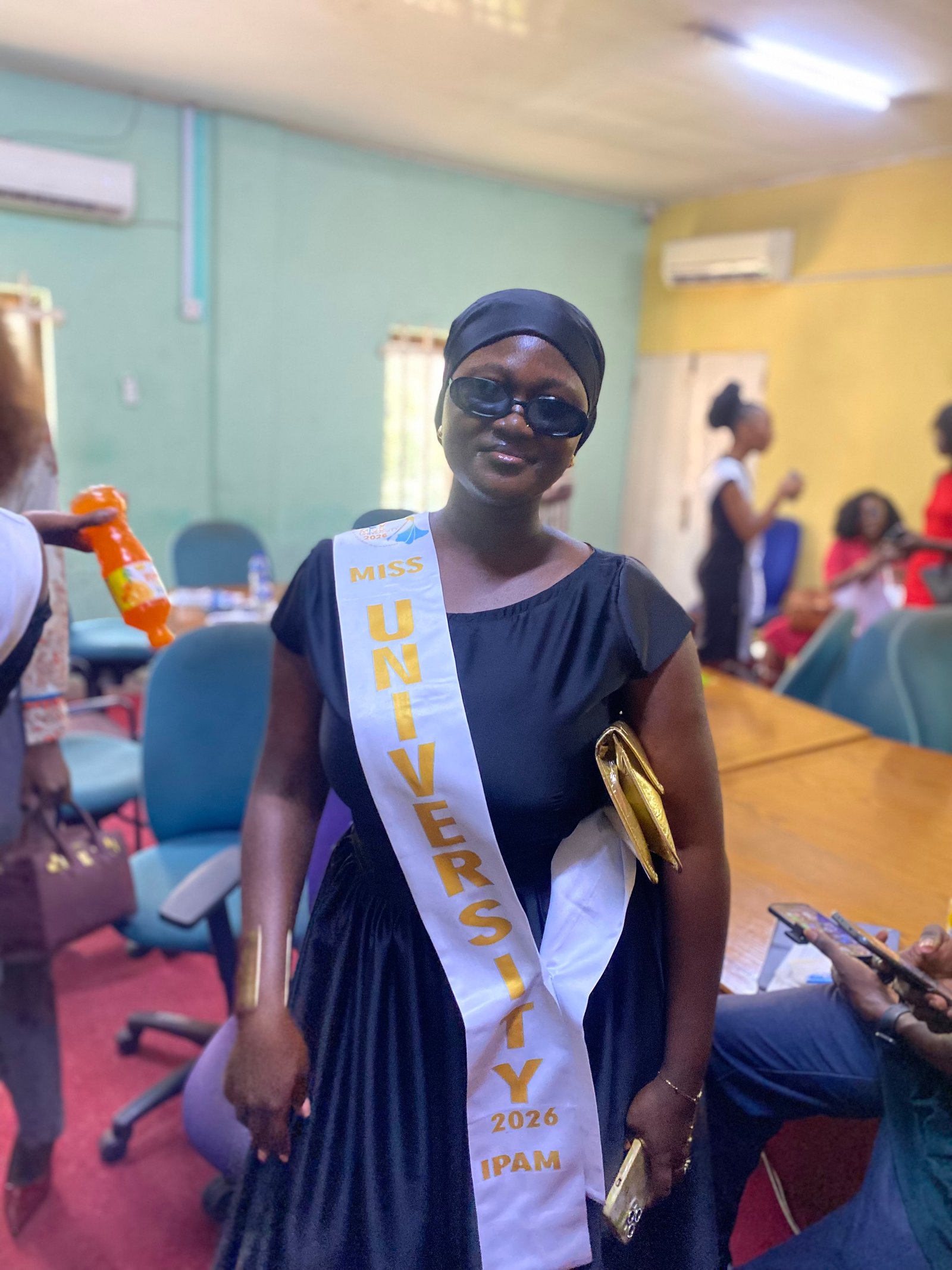 Tigidankay, former Miss IPAM contesting For the AYV NUSS MISS UNIVERSITY 2026